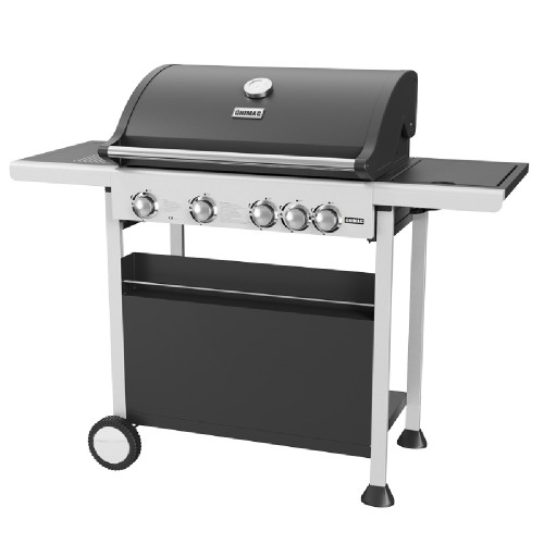 ΨΗΣΤΑΡΙΑ ΥΓΡΑΕΡΙΟΥ UNIMAC GAS BBQ (661332) 4+1 (ΠΛΑΪΝΗ) ΕΣΤΙΕΣ BLACK TREND